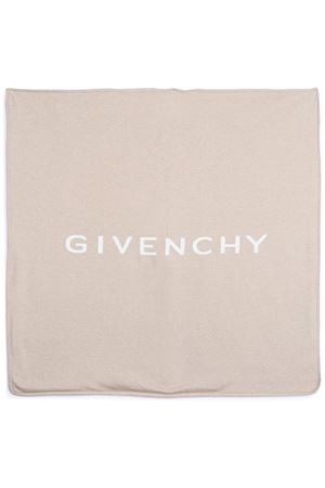 coperta in cotone beige GIVENCHY KIDS | H30524184